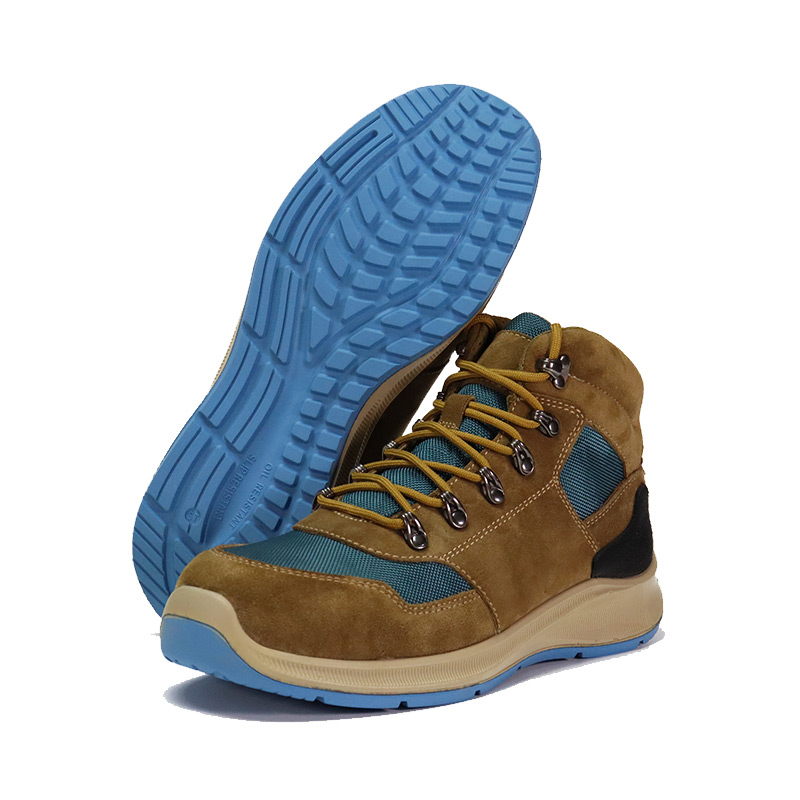 Gumová podešev Pracovní obuv semišová Nylonová tkanina